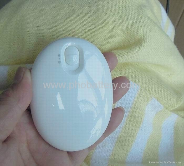 Oval shape USB Rechargeable Hand Warmer HW-060 4