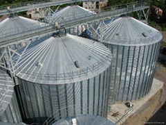 coffee grain storage steel silo for mill plant storage  