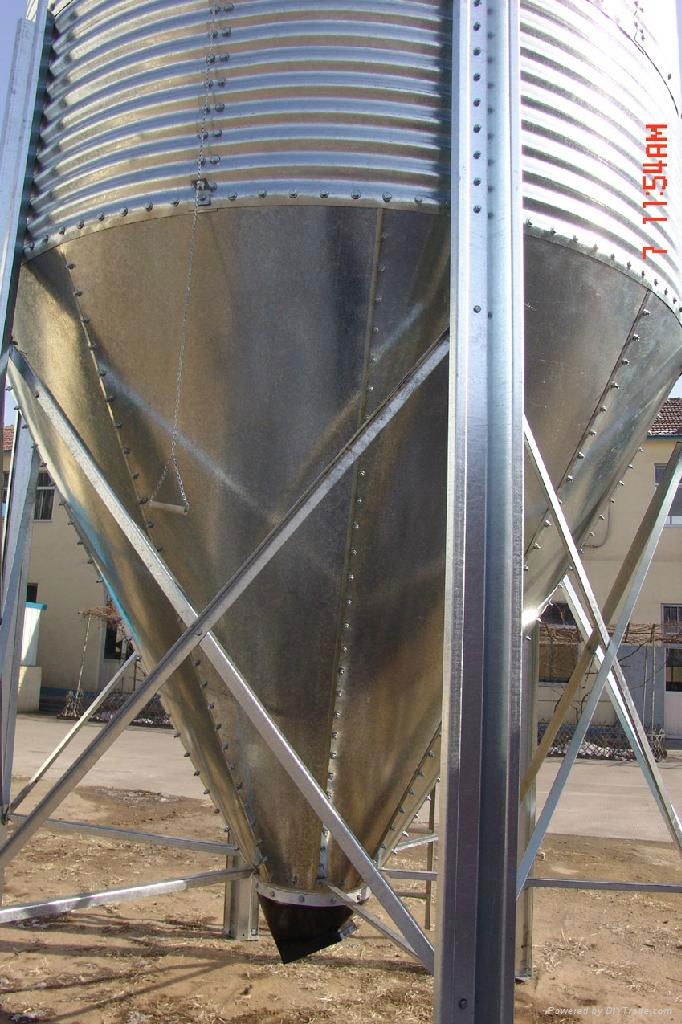 animal feeds storage silo for poultry plant storage  grain with small capacity 3