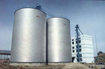 2000t wheat grain storage steel silo to store wheat 2