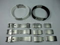 Silicon id bracelet with stainless steel bukle and clasp 5