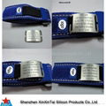 Silicon id bracelet with stainless steel bukle and clasp 3