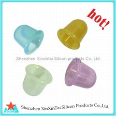 Silicon suction cupping cup 