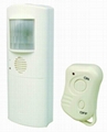 Wireless PIR motion alarm with autodial and keyfob 2