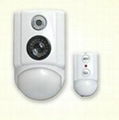 PIR motion alarm with video recorder and autodial