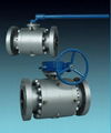 Forged steel trunnion ball valve 1