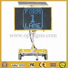 Solar Powered LED Full Matrix VMS Trailer B Size