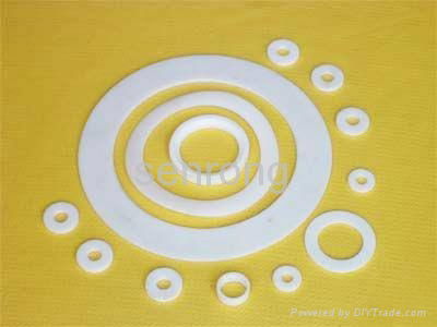  White Virgin Teflon ptfe gasket  2