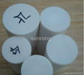 White Virgin Teflon PTFE Rod  4