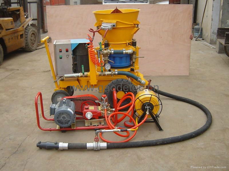 Air motor drive dry-mix shotcrete machine  4