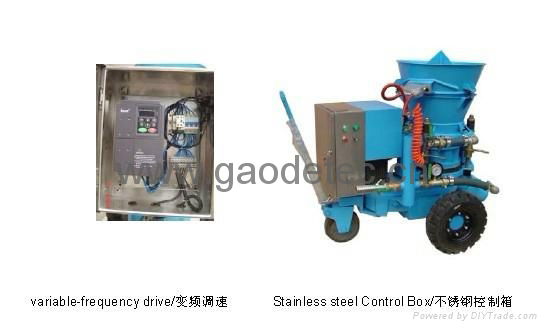 High performance 3m3 /h refractory gunning machine  3