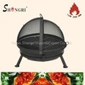 outdoor casty iron bbq grill fire pit 2