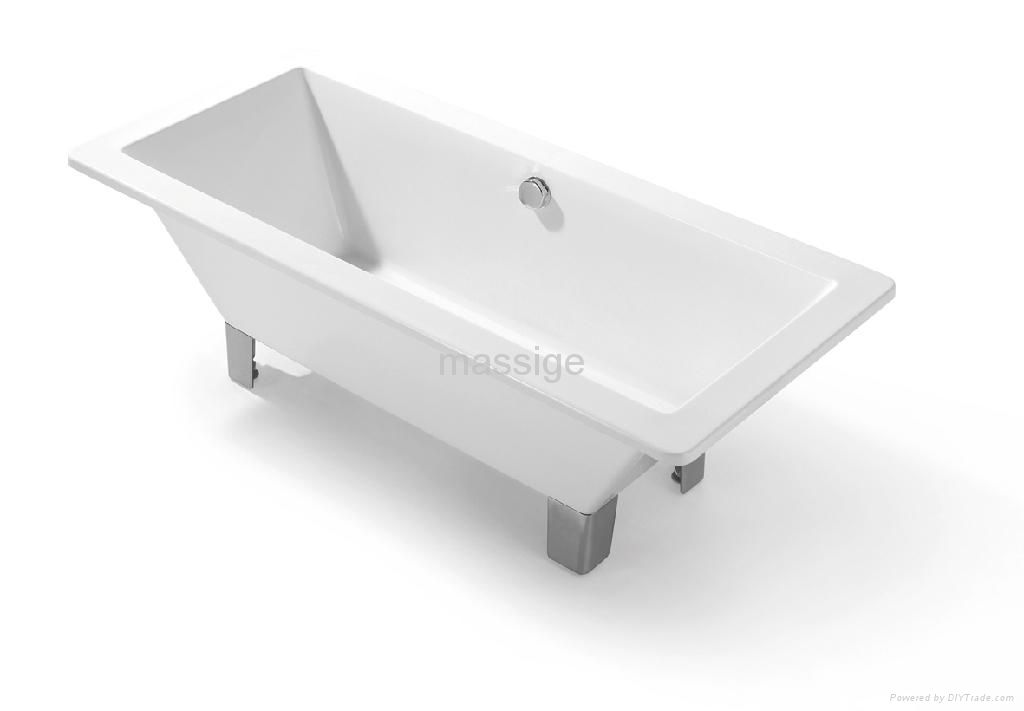 white bath