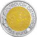25 Euro silver niobium coin