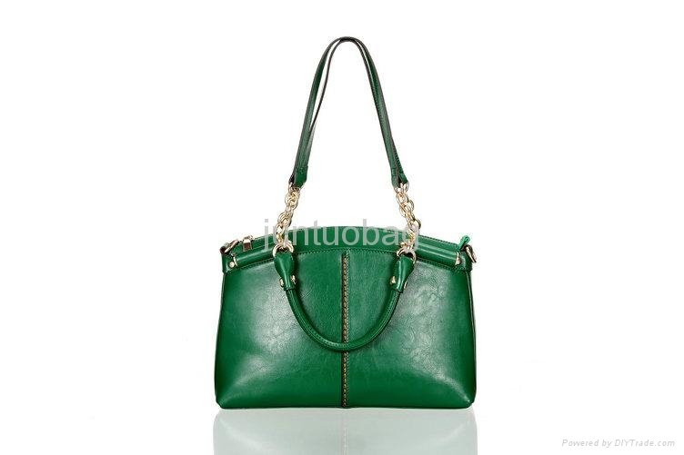2013 New Style Mosaic Designer Real Leather Lady Tote and Shoulder bag 5