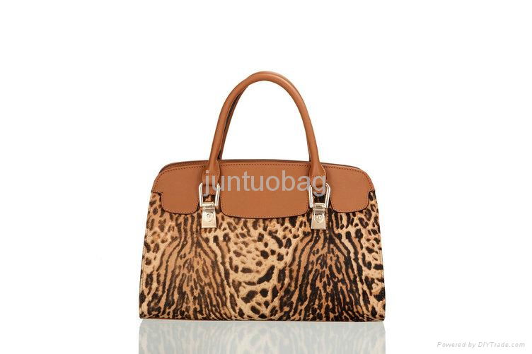 Korea Style Luxury Genuine Leather Lady Tote and Shoulder bag 3
