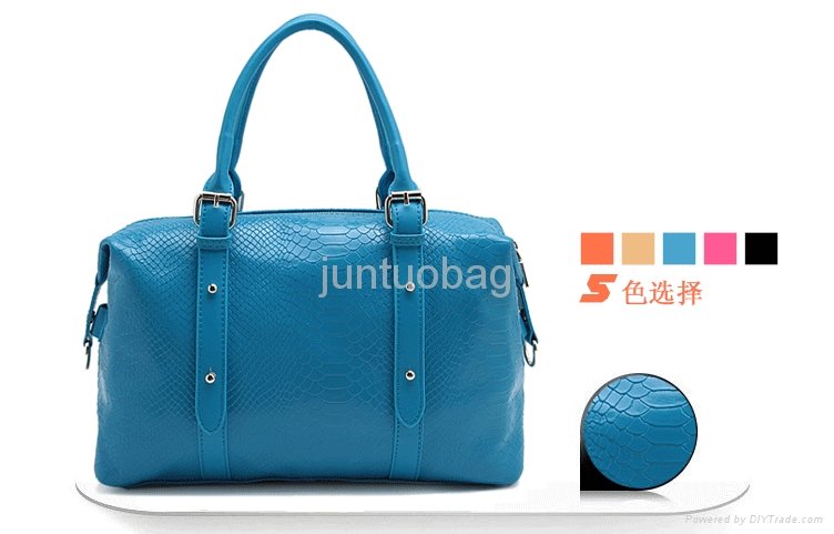 Sequin Genuine Leather Set-up Women Tote and Shouler Bag