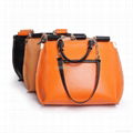 Classical Real Leather Office Lady Tote and shoulder Bag