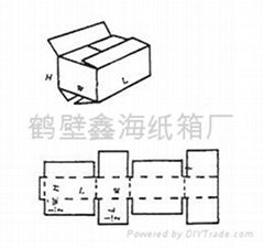 0204特殊全摇盖开槽纸箱