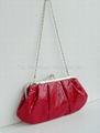 Snake pu leather new style fasion evening bag 2
