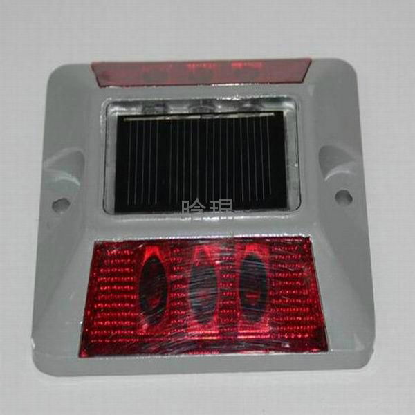 2013 Red led Solar Aluminum Road Stud Moel HK-JD105 3