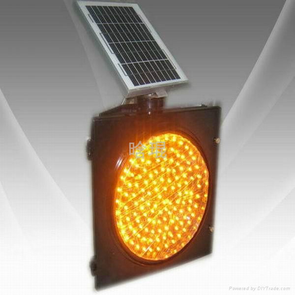 300mm solar flash LED light traffic light Bar Model HK-JY300 2