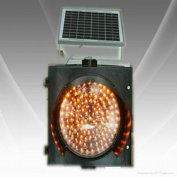 300mm solar flash LED light traffic light Bar Model HK-JY300 3