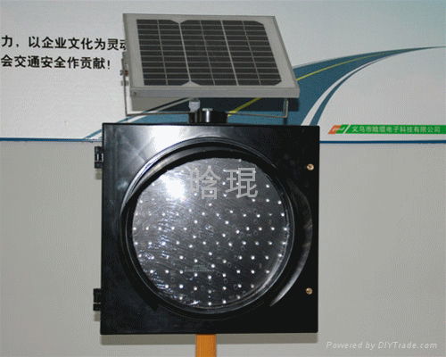 300mm solar flash LED light traffic light Bar Model HK-JY300 4