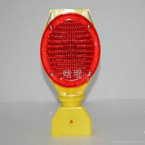  Red led Solar Warning sign light Model HK-JL330