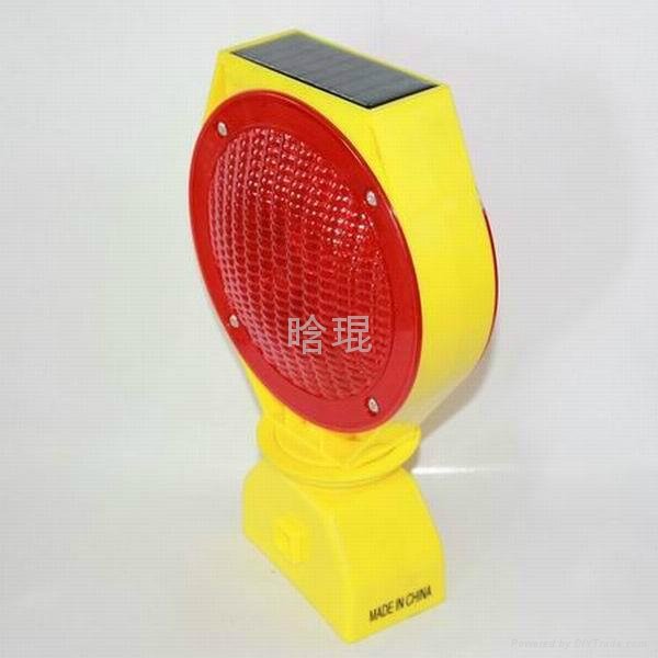  Red led Solar Warning sign light Model HK-JL330 2
