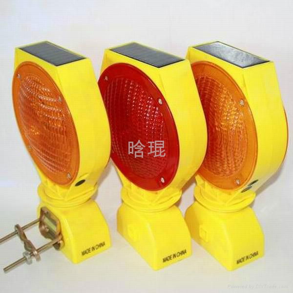  Red led Solar Warning sign light Model HK-JL330 4