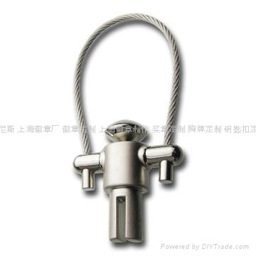 上海卓尼斯钥匙扣圈定制 上海钥匙扣圈制作