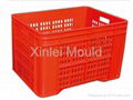 plastic injection turnover box mould 1