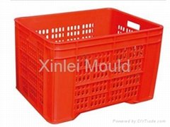 plastic injection turnover box mould