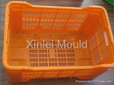plastic injection turnover box mould 2