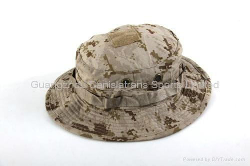 Tactical Battle Rip  Boonie Cap Hat with Velcro 4