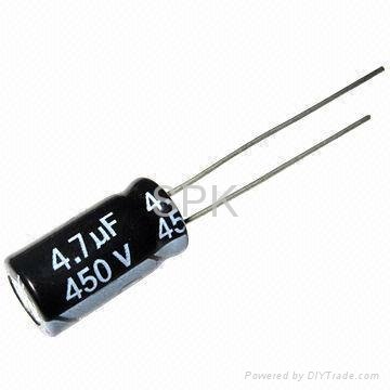  Radial Lead Aluminum Electrolytic Capacitor with 5,000 to 10,000 Hours Long Lif