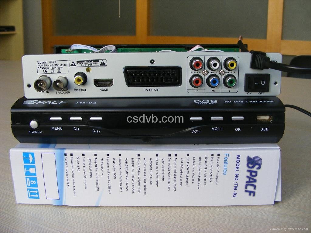 DVB-T hd set top box tm-02