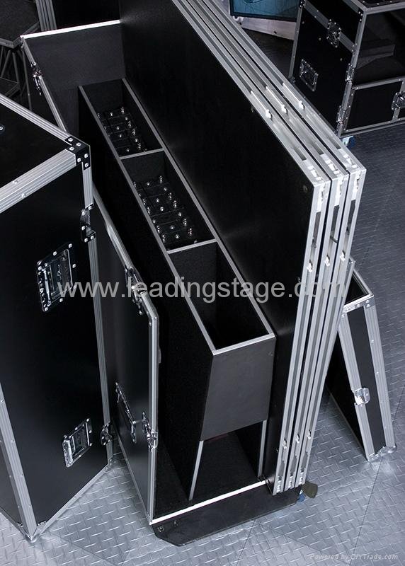 60cm high Folding Stage with Transportation Road Cases 5