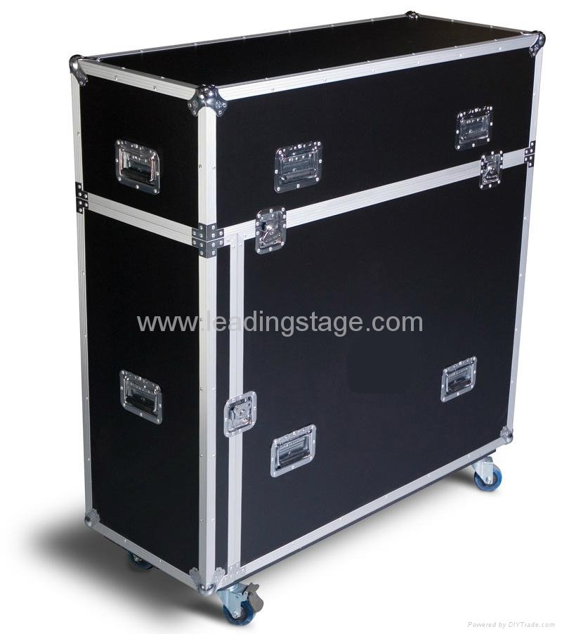 60cm high Folding Stage with Transportation Road Cases 2