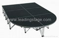 Portable Stage with Folding Risers 2