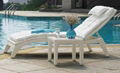 ARTIE GARDEN outdoor wicker swivel chair set 1