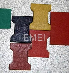 Dogbone Rubber Tile