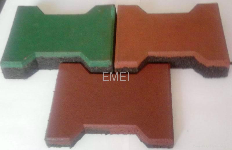 Dogbone Rubber Tile 4