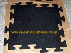 interlocking rubber mat