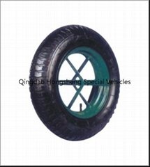 Rubber wheel 350-8, penumatic rubber wheel & tyre