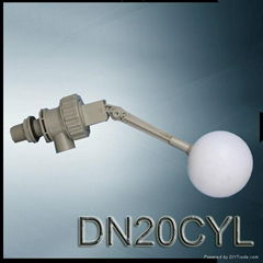3/4"DN20CYL mini hydraulic flow control plastic float valve