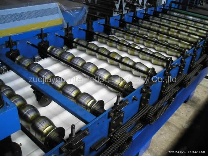 Roof Metal Sheet Corrugated Profile Roll Forming Machine   2