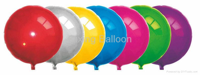 round shape foil helium balloon party decoration