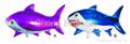 shark foil balloon helium balloon